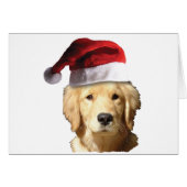 Christmas Golden Retriever (Front Horizontal)