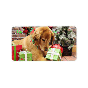 Christmas - Golden Retriever - Addison Label