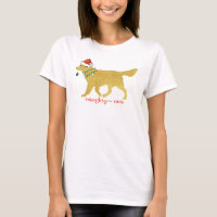 Christmas Golden Retriever Naughty but Nice