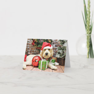 Christmas - GoldenDoodle - Gus Holiday Card
