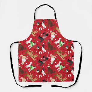 Christmas Goldendoodle Labradoodle Apron