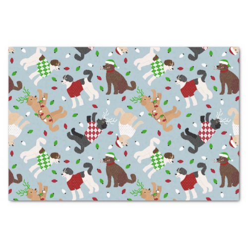 Christmas Goldendoodle Labradoodle Tissue Paper