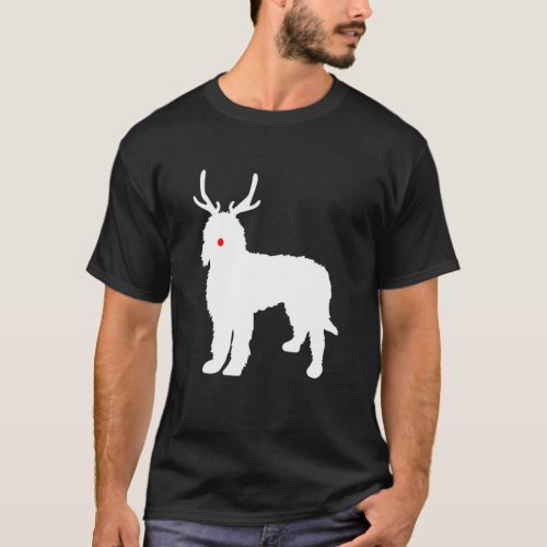 Christmas Goldendoodle Reindeer Doodle Dog Gift T_Shirt