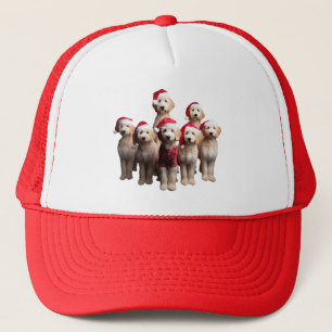 Christmas Goldendoodle, Xmas Labradoodle Dog Trucker Hat