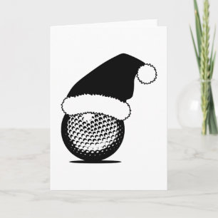 Christmas Golf Ball Holiday Card