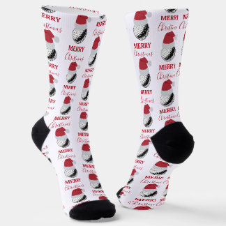 Christmas Golf Ball Sports Festive  Socks
