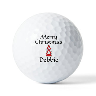 Christmas Golf Balls #Debbie by dalDesignNZ
