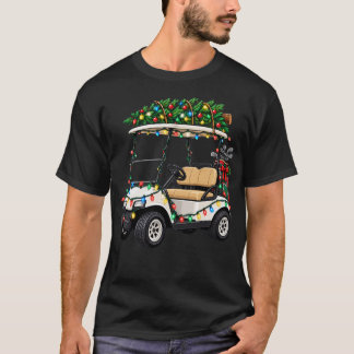 Christmas Golf Cart Christmas Lights Holiday Golfi T-Shirt