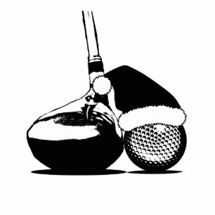 Christmas Golf Club and Ball Ornament