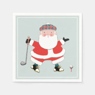 Christmas Golf Party Napkins