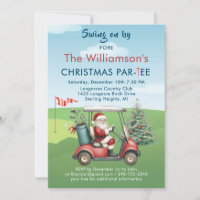 Christmas Golf Theme Holiday Party Par-Tee