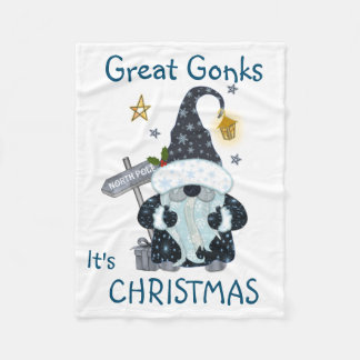 Christmas Gonk Blanket Throw
