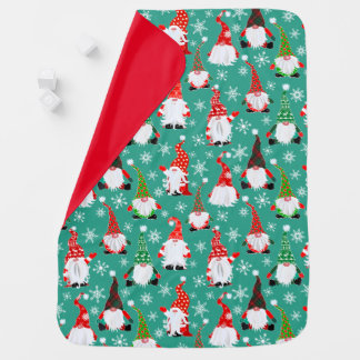 Christmas Gonk patterned Baby Blanket