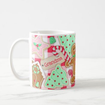 Christmas Goodies Custom Christmas Mug by JustBeeNMeBoutique at Zazzle