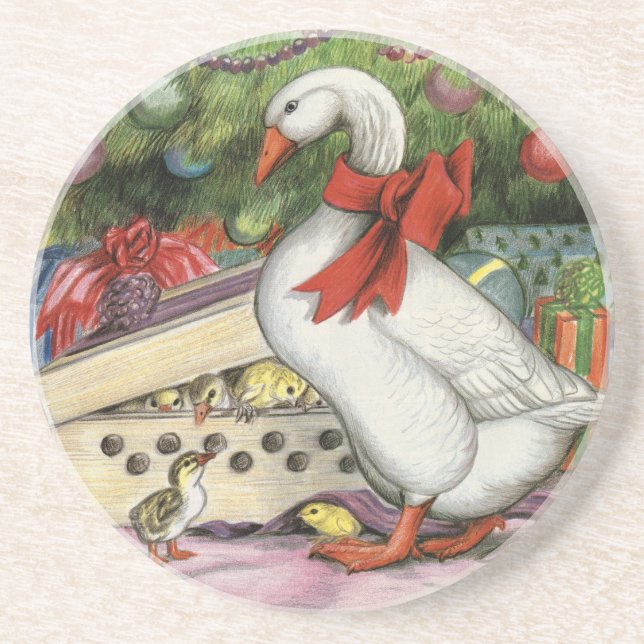 Christmas Goose Coaster (Front)