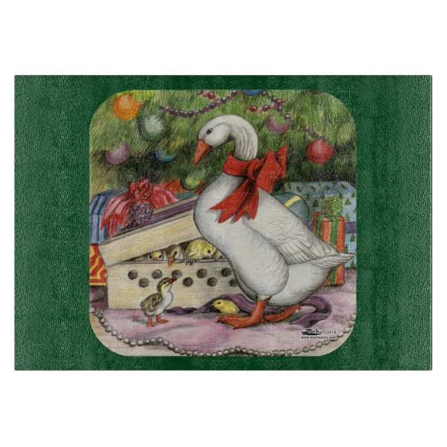 Christmas Goose Cutting Board (Front)