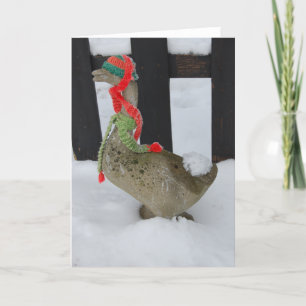 Christmas Goose Holiday Card