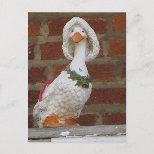 Christmas Goose Holiday Postcard (Front)