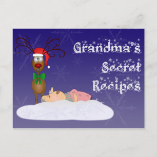 Christmas Grandma Recipe Card