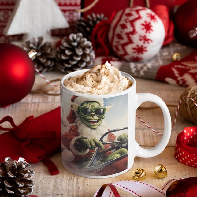 Christmas Green Goblin  Mug #2 (Christmas Green Goblin Mug #2
)