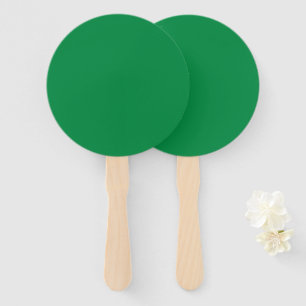 Christmas Green Hand Fan