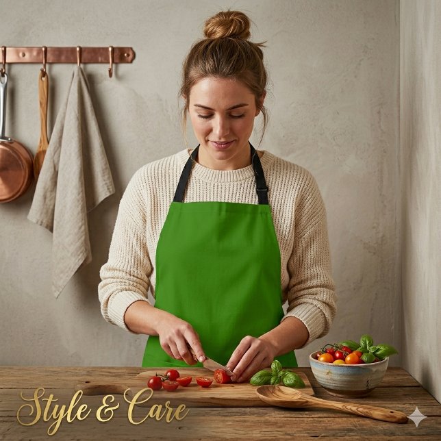 Christmas Green Holiday Cooking Kitchen Apron Gift (Christmas Green Holiday Cooking Kitchen Apron Gift)