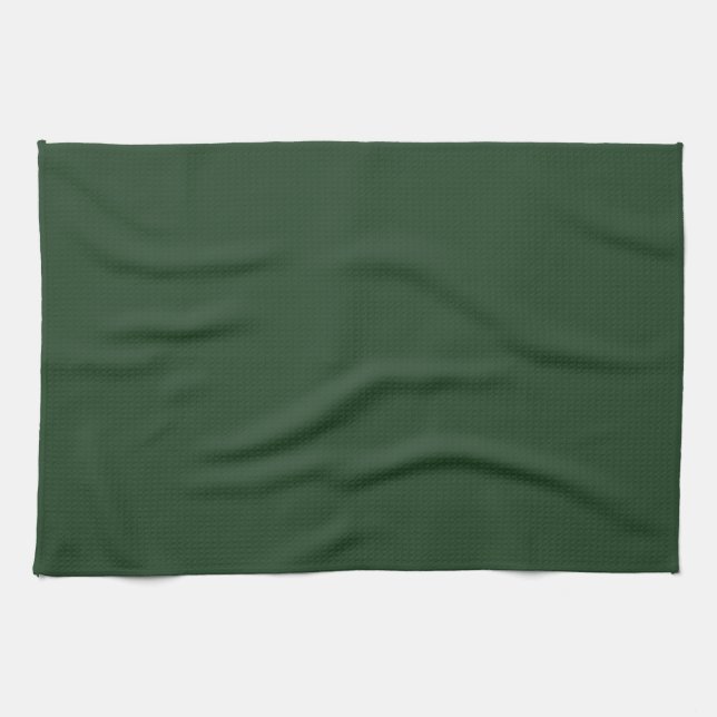 Christmas Green, Holiday Green, Solid Green,  Kitchen Towel (Horizontal)
