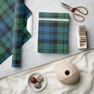Christmas Green Plaid Rustic Classic Holiday Wrapping Paper