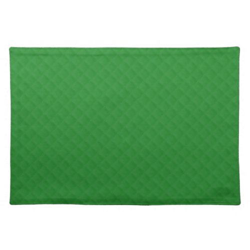 Christmas Green Quilted Pattern Placemat