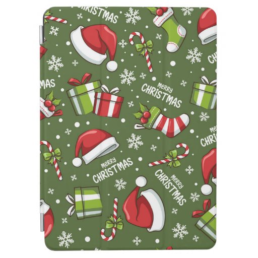 Christmas Green Socks iPad Pro Cover