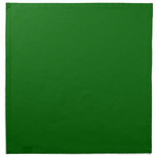 Christmas Green Solid Color Cloth Napkin
