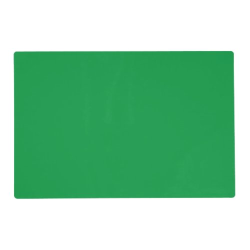 Christmas Green solid color Placemat