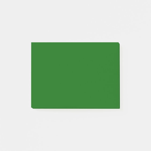 Christmas Green Solid Color Post-it Notes (Front)