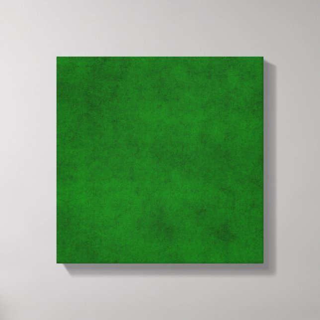 Christmas Green Solid Holiday Color Background Canvas Print (Front)