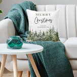 Christmas Green Tree | Merry Christmas Throw Pillow<br><div class="desc">Christmas Green Tree | Merry Christmas</div>