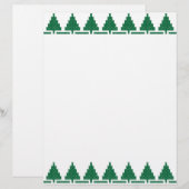 Christmas green trees pattern (Front/Back)