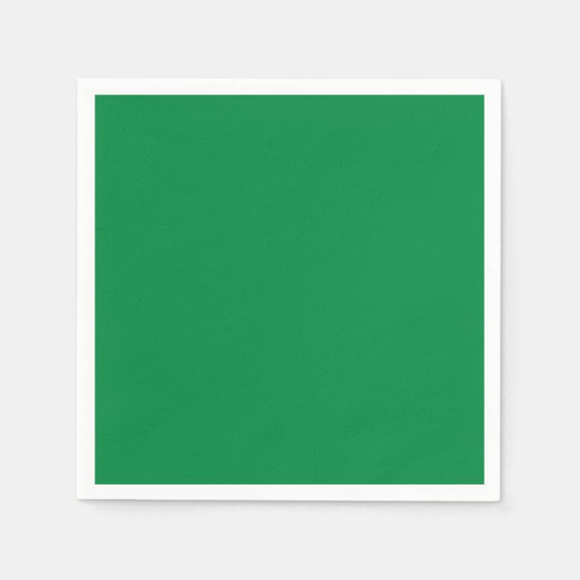 Christmas Green Xmas Holiday Napkins (Front)