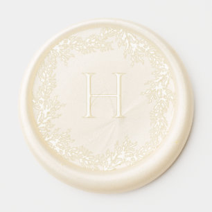 Christmas Greenery Monogram Wax Seal Sticker