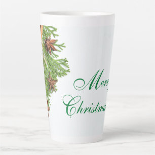 Christmas Greens and Things Latte Mug