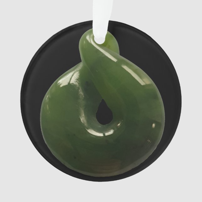 Christmas Greenstone Decoration (Front)