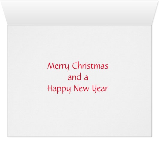 Christmas Greeting Card (Inside Horizontal (Bottom))