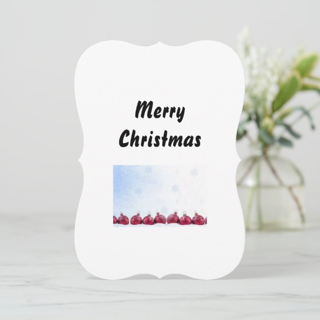 Christmas Greeting Card (Standing Front)