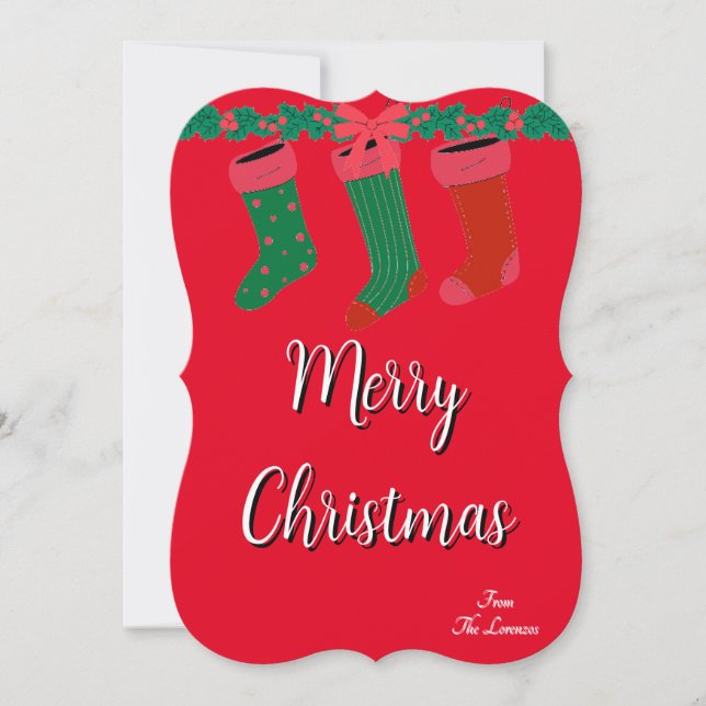 Christmas Greeting Card (Front)