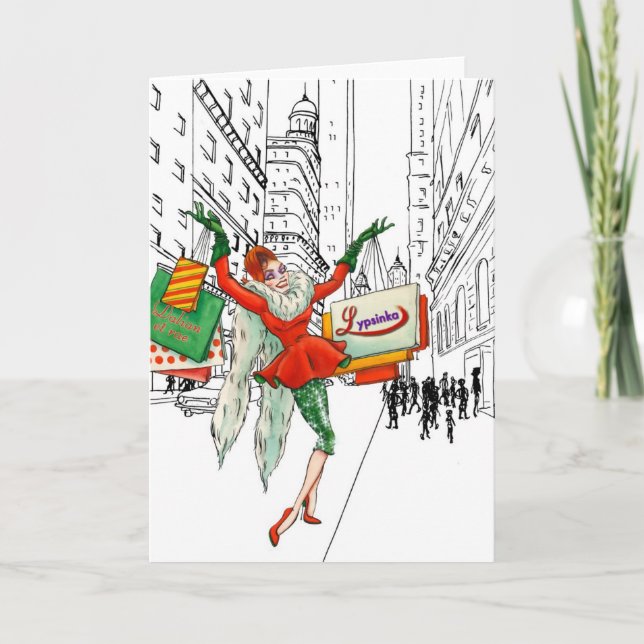 Christmas Greeting Card #4 (blank inside) (Front)