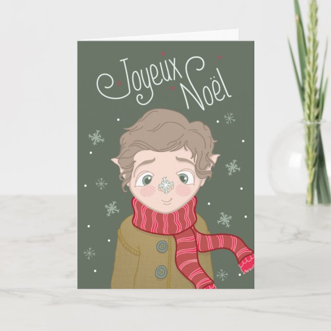 Christmas Greeting Card - Christmas Elf (Front)