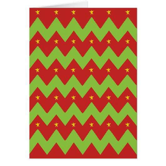 Christmas Greeting Card/Envelope "Christmas Trees" (Front)