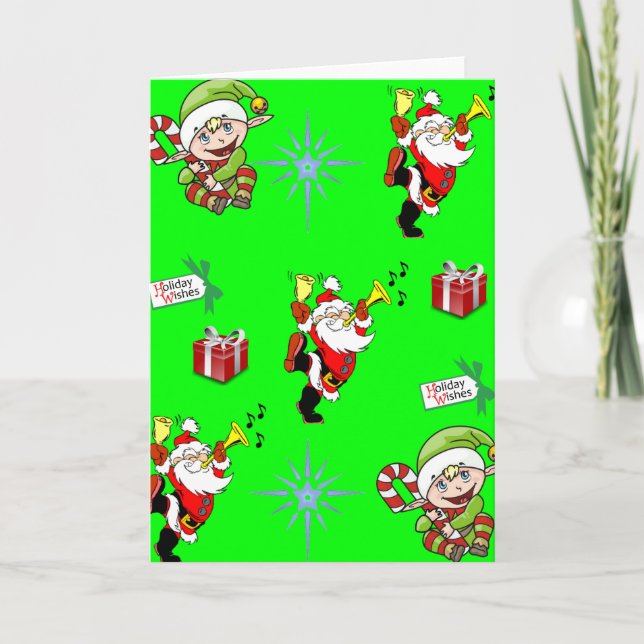Christmas greeting card for everyone person kids (Front)