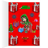 Christmas greeting card for everyone person kids (Inside (Right))