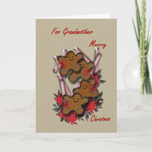 Christmas greeting card for Grandmother