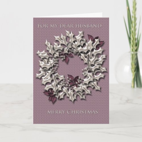 Christmas greeting card for Husband